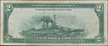 1918 $2 Boston PMG VF-30.