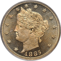 1885 PCGS PF-66CAM.