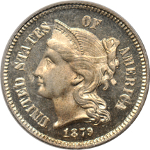 1879 PCGS PF-65 (green label).