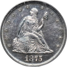 1875 PCGS PF-62.