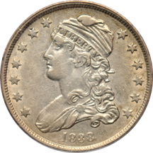 1838 (B-1) PCGS AU-50.