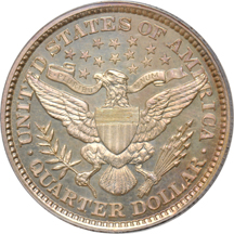 1896 PCGS PF-64.