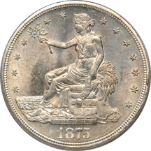 1875-S PCGS MS-64.