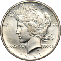 1921 PCGS MS-64.