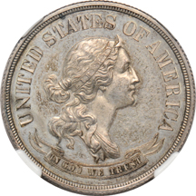 Judd-754:  1869 Half-Dollar, NGC PF-60.