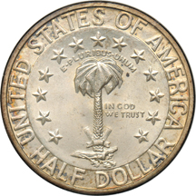 Five U.S. silver commemoratives.