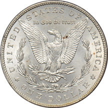 1887 PCGS MS-65 (rattler).