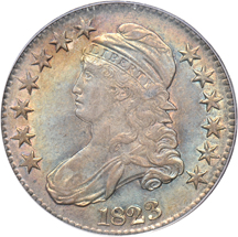 1823 (O-104) PCGS AU-50.