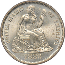 1883 PCGS MS-66.