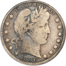 1896-S PCGS VG-8.