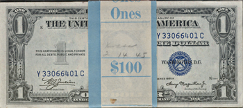 Pack of 1935-A $1 CU.