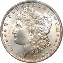 1887-O PCGS MS-65.