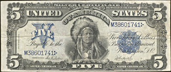 1899 $5 VF.