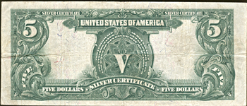 1899 $5 VF.