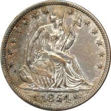 1868, 1876-CC, plus five more different dates, all XF details or AU details.