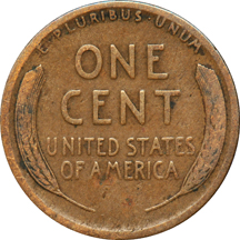 Five key Lincoln cents, as described.