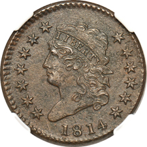 1814 Crosslet 4 (S-294). NGC AU details.