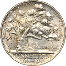 1935 Connecticut, and a 1925 Stone Mountain, both PCGS MS-65.