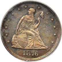 1876 PCGS PF-63.