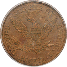 Judd-1243:  1872 Half Eagle Proof, copper, PCGS.