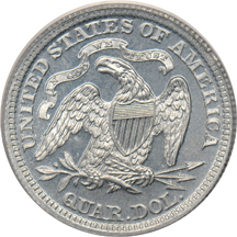 Judd-1360:  1874 Quarter-Dollar Proof, aluminum, PCGS.