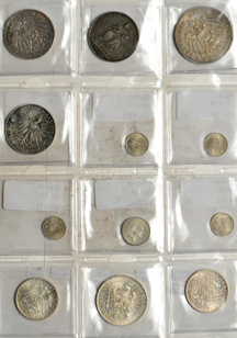 Germany - Twenty silver type coins.