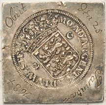 Netherlands - West Friesland 1652 2-gulden, engraved.