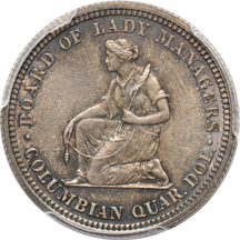 1893 Isabella Quarter PCGS MS-65.