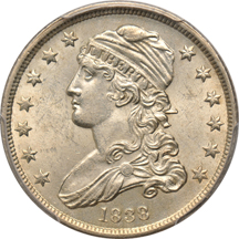 1838 Capped (B-1) PCGS MS-62.