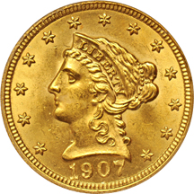 1907 PCGS MS-64.