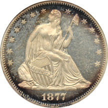 1877 NGC PF-64 (no line).