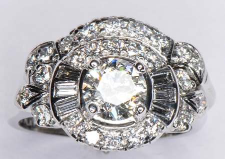Platinum Diamond Ring Set (Two pieces)