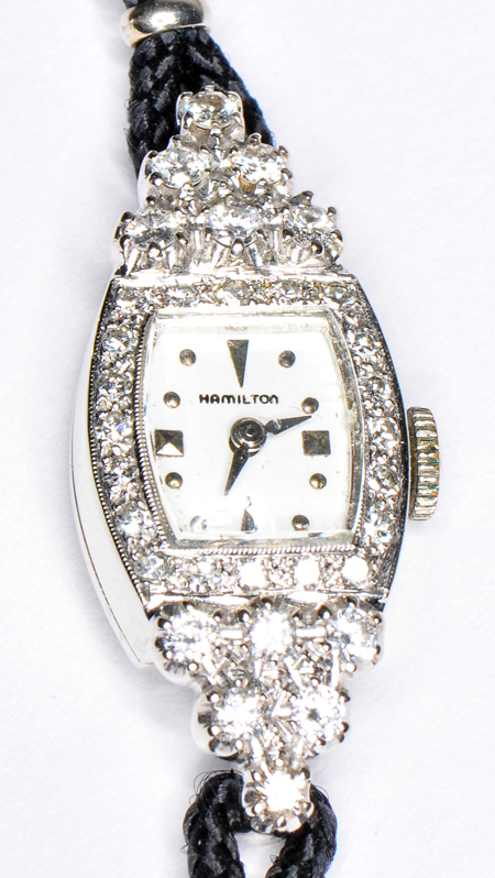Pair of Ladies Diamond Wrist Watches