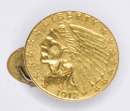 	Gold Coin Tie Tack