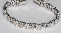 18K White Gold Jabel Diamond Bracelet