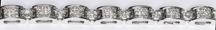 14K White Gold Princess Cut Diamond Bracelet