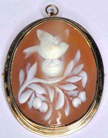 14K Yellow Gold Cameo Pin/Pendant