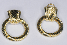 14K Yellow Gold David Yurman Earrings