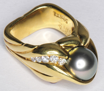 Ann Garret Tahitian Pearl Ring