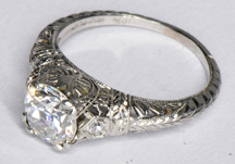 Belle Epoque Platinum Diamond Ring