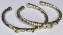 Two David Yurman Bracelets