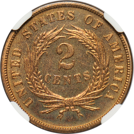 1870 NGC PF-66 RB.