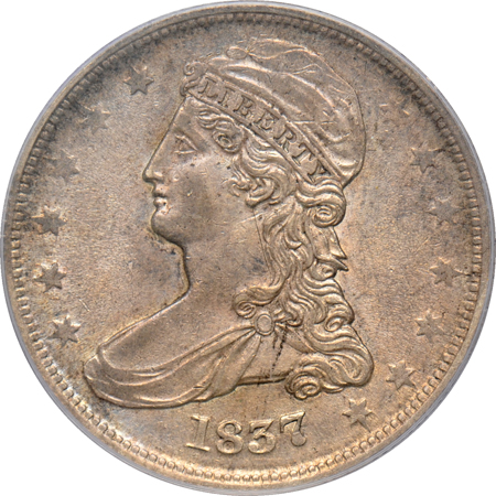 1837 (GR-23) PCGS AU-53.