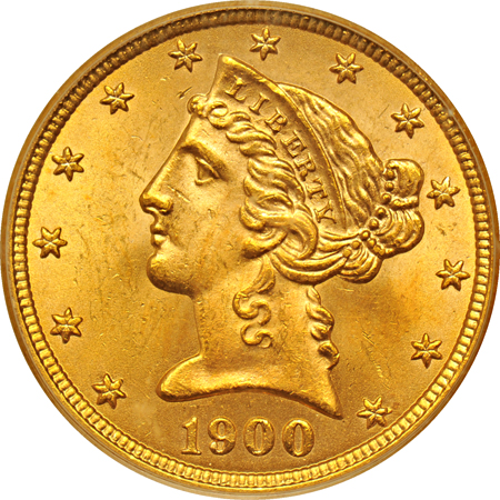 1900 PCGS MS-64 (green label) CAC.