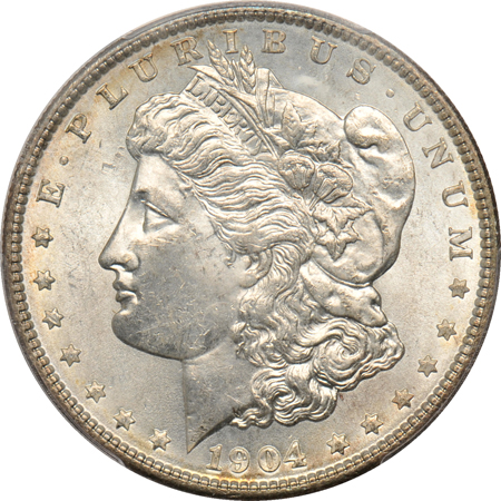 Pair of 1904, both PCGS MS-63.