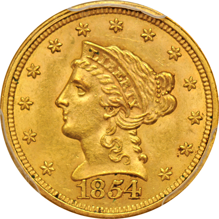 1854 PCGS MS-62.