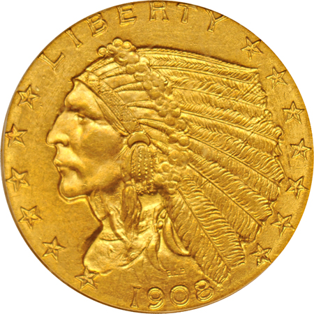 1908 PCGS MS-63.