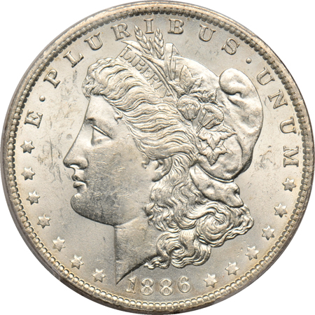 1886-O PCGS MS-61.