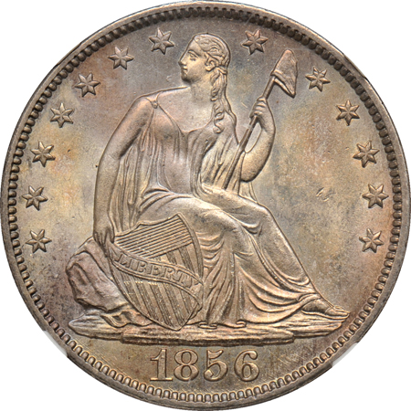 1856-O NGC UNC details/artificial toning.