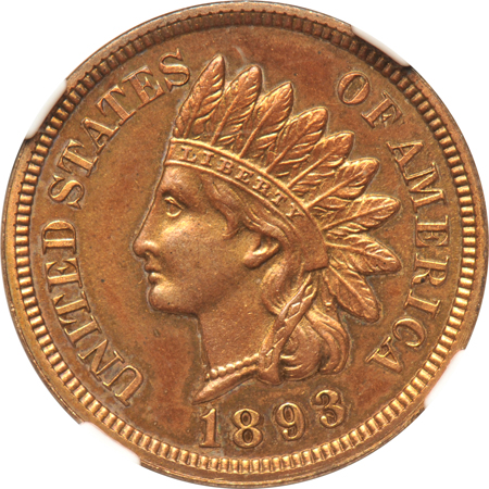 1893 NGC PF-64 RB.